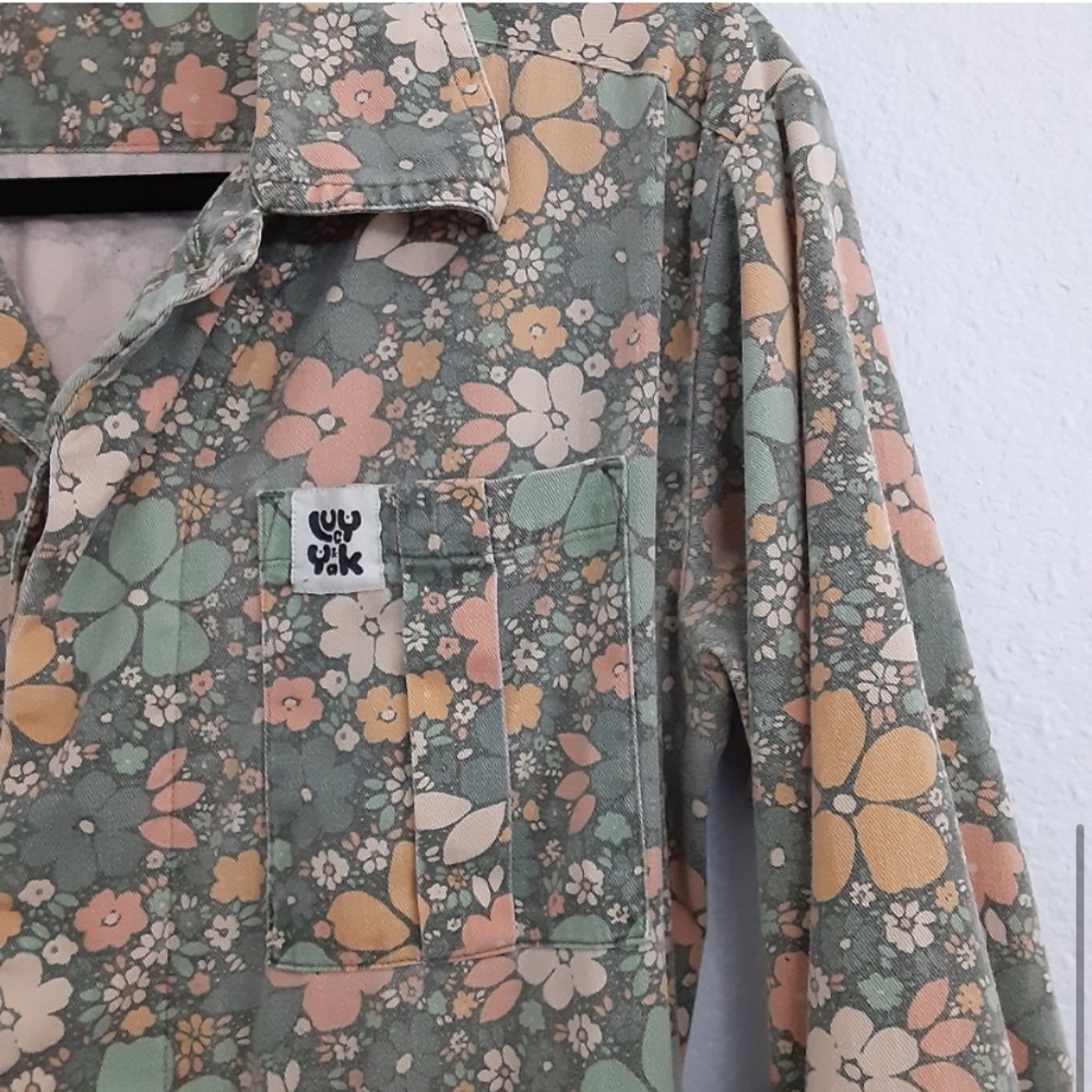 Lucy & Yak Carmen Floral Boilersuit Organic Cotton The Tay Print Womens S - Picture 6 of 14